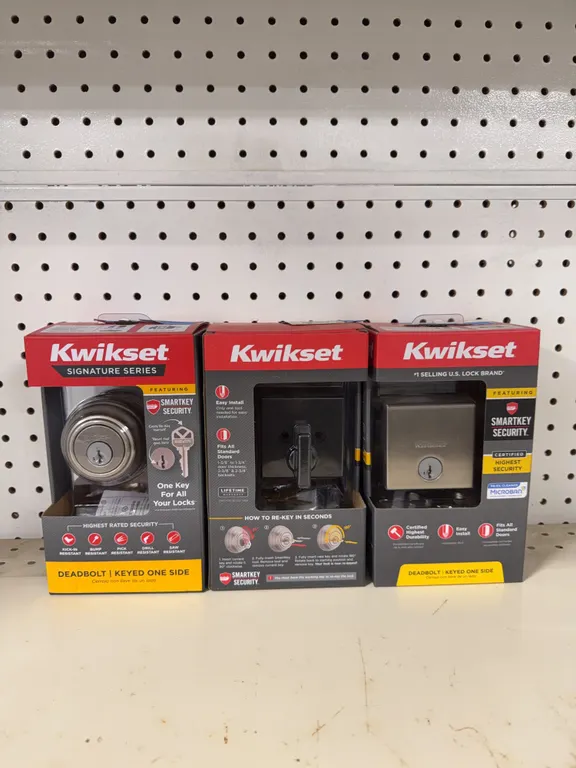(3) Kwikset Dead Bolt Set