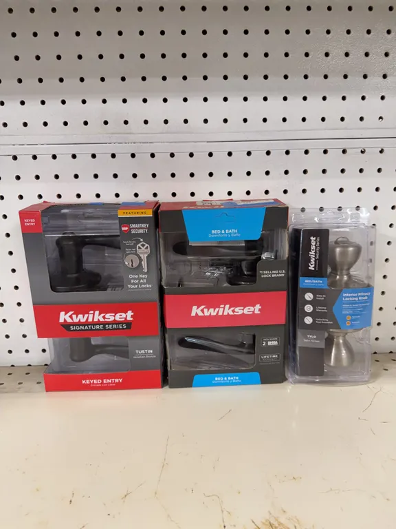 (3) Kwikset Door Handle Sets