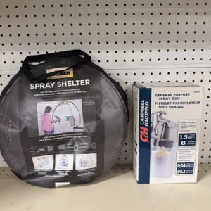 Wagner Spray Shelter and Cambell Paint Gun