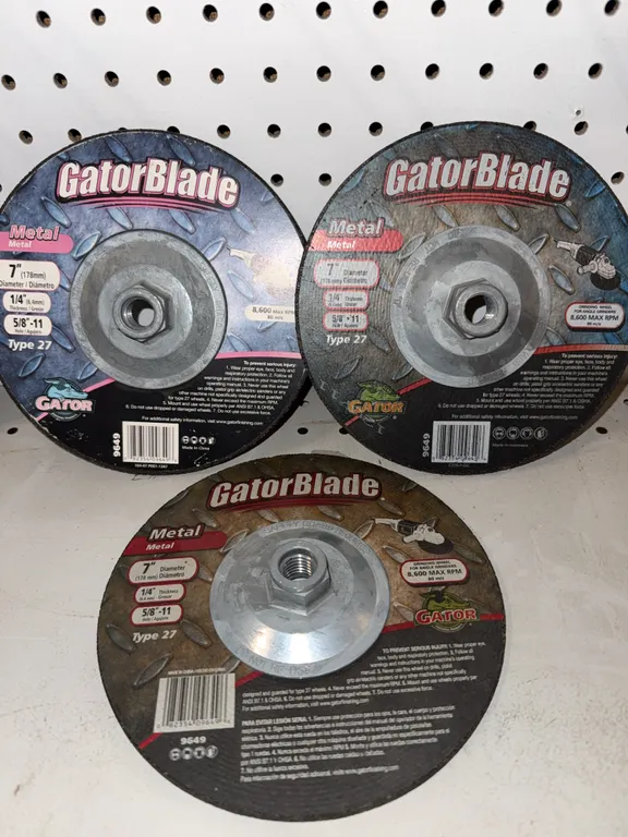 7 inch gator blade, metal grinding wheels