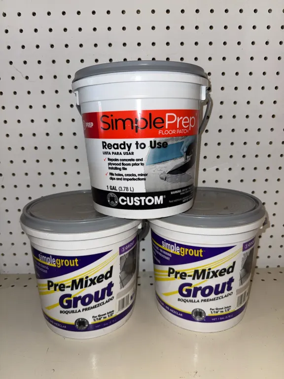 Simple, grout, premixed, grout