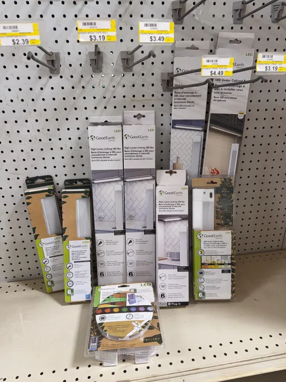 Good Earth cabinet lights