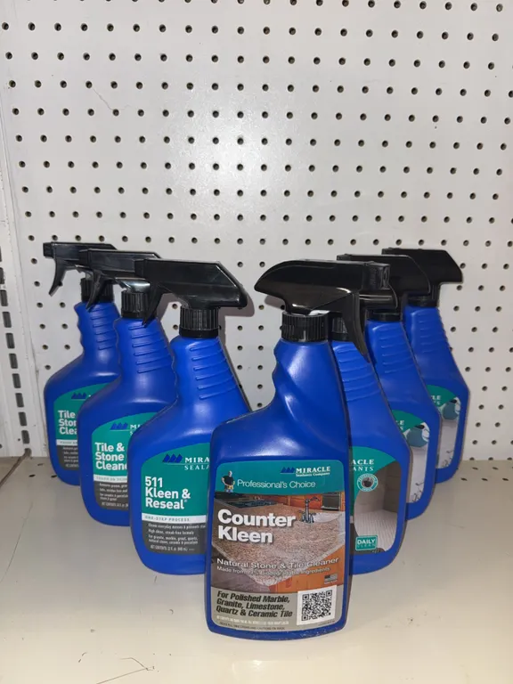 Miracle sealants tile cleaner, reseal, and counter clean