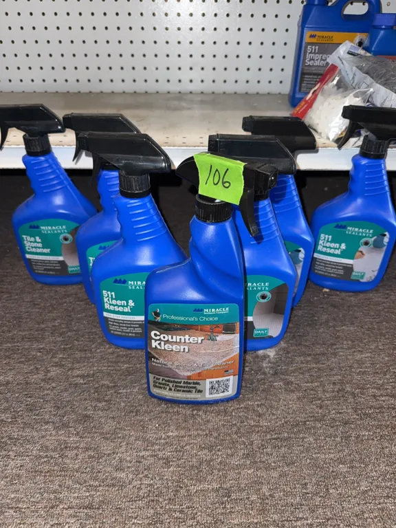 Miracle sealants tile cleaner, reseal, and counter clean