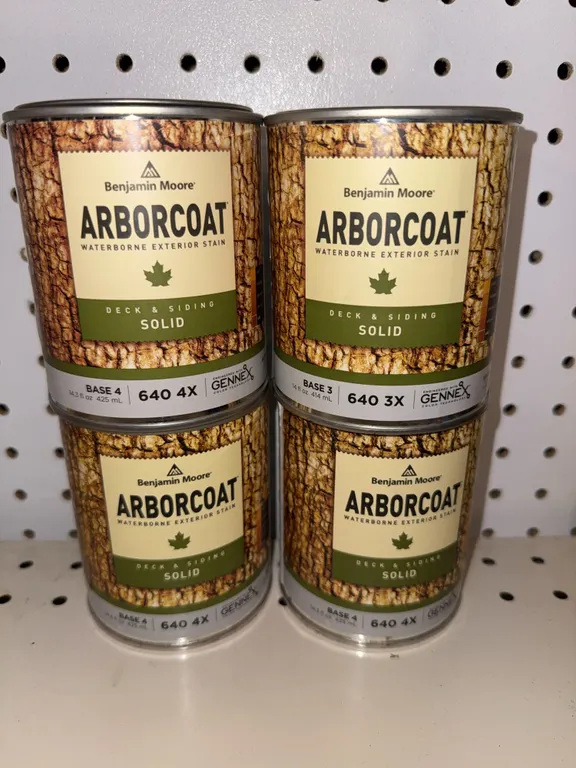arborcoat waterborne exterior stain, solid