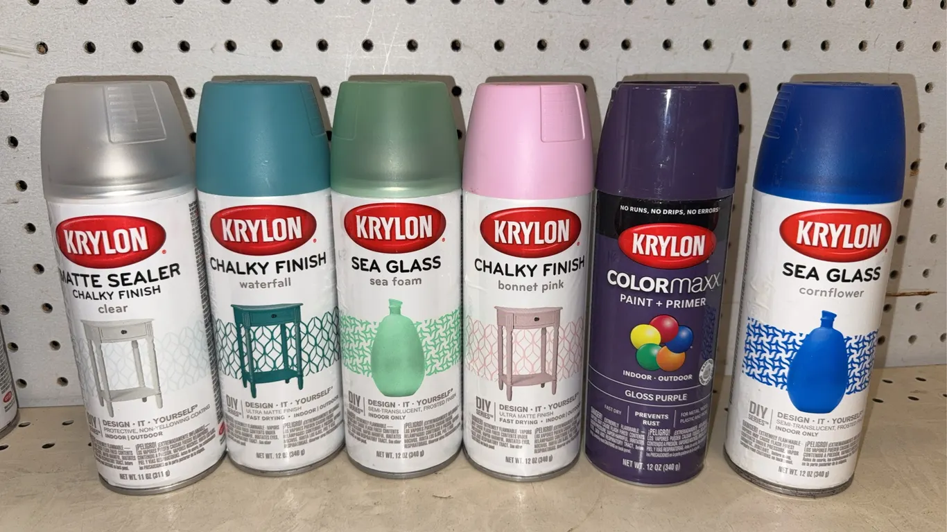 Krylon Chocky finish spray paint