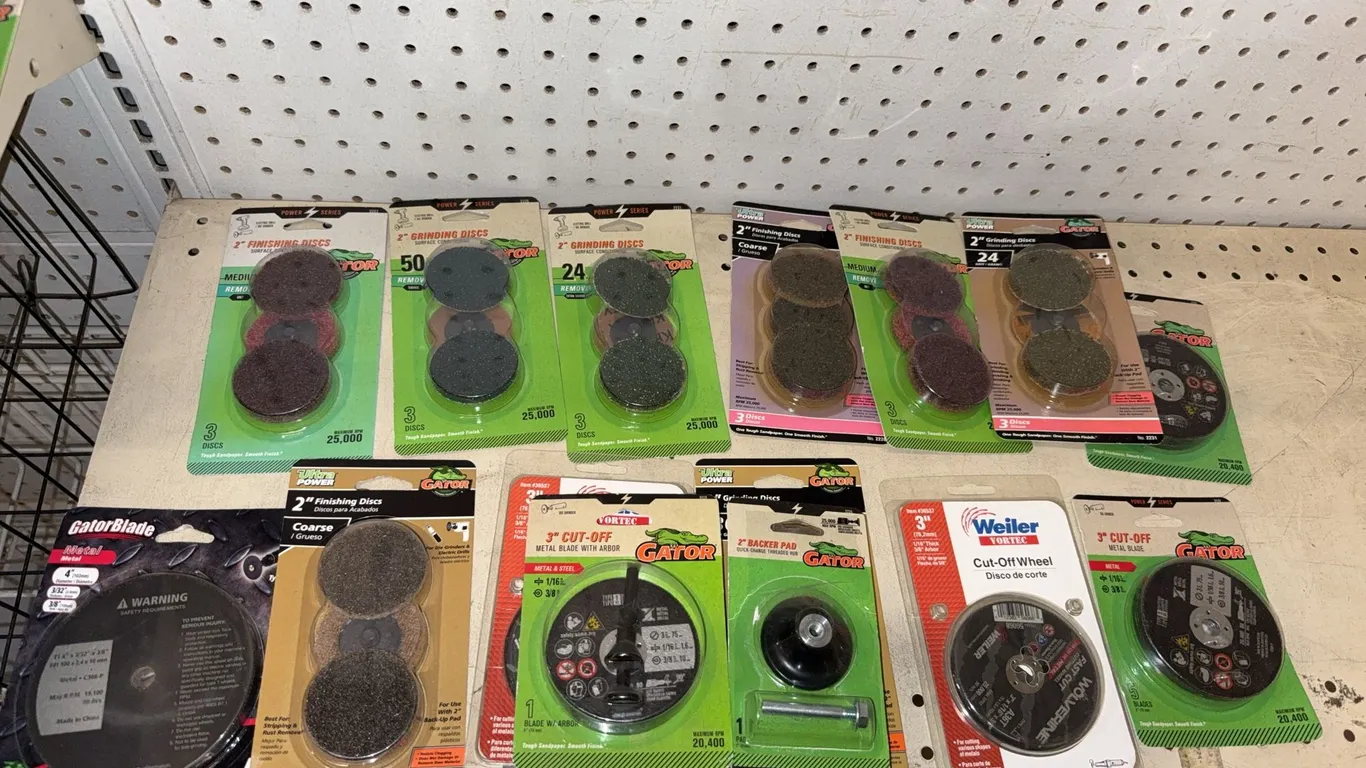 Gator, grinding discs, and cut off wheels