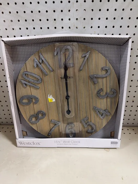 15 1/2 inch wall clock 