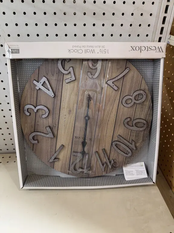 15 1/2 inch wall clock