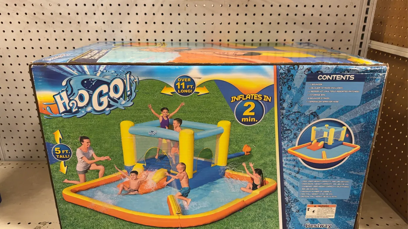 Blow up kid water bounce house 