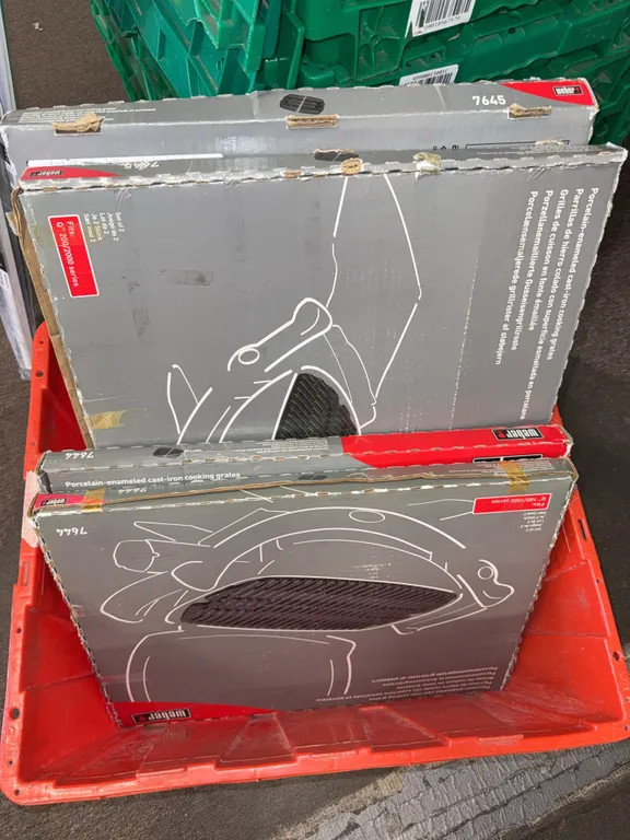 Lot of Webber grill replacement tops set of two per box