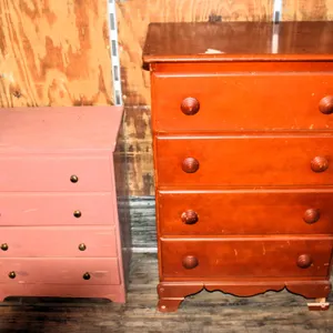 3-Drawer Dressers, Wood Construction