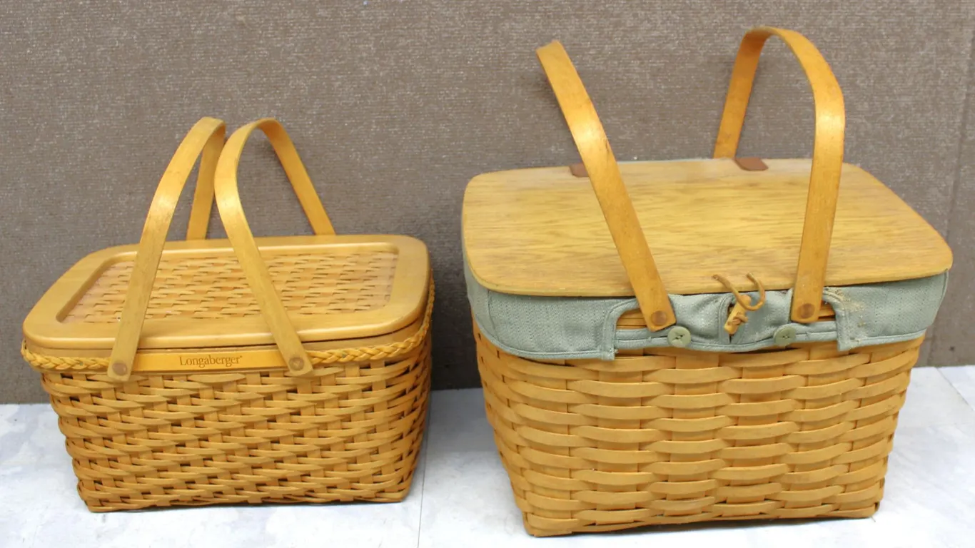 Longaberger Baskets With Lids