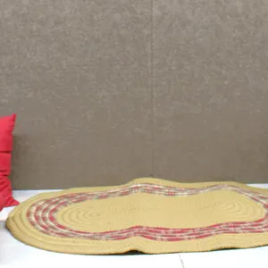 Longaberger Basket, Pillows, Rug Set