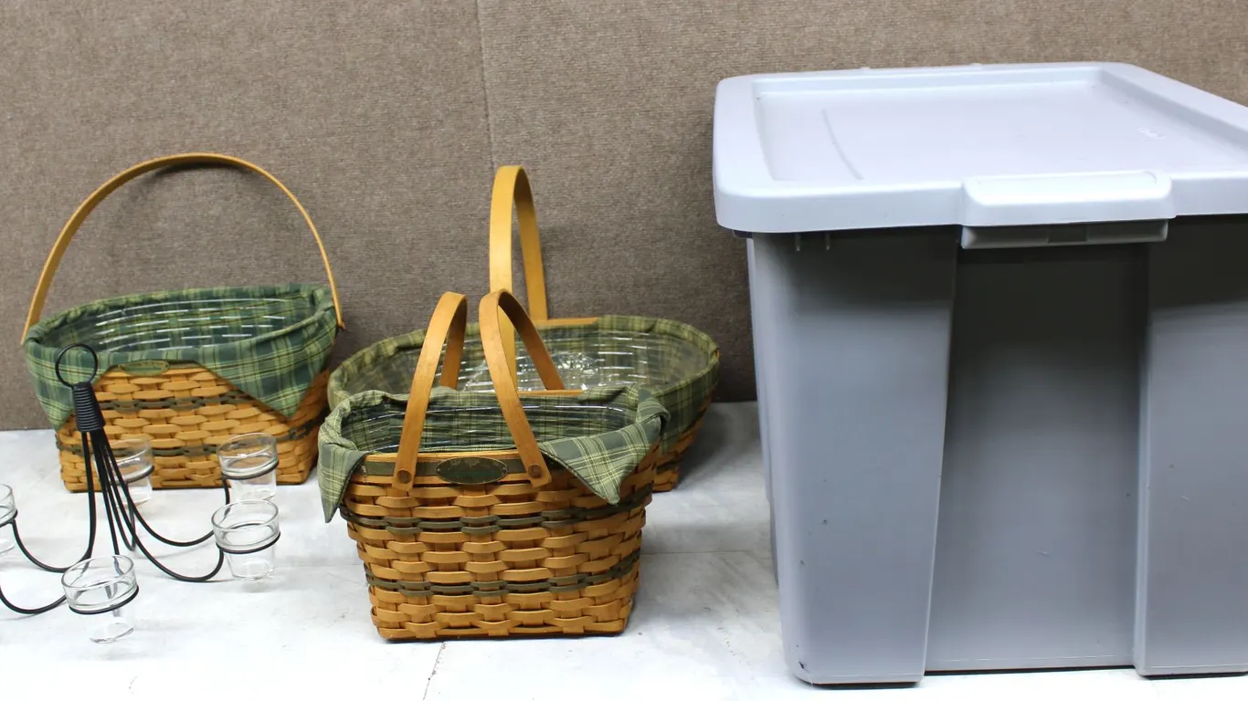 Longaberger Baskets, Caddy & Tote