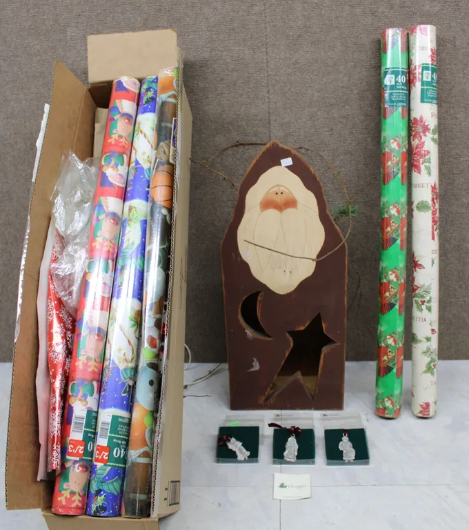 Christmas Wrap, Decor, Longaberger Ornaments