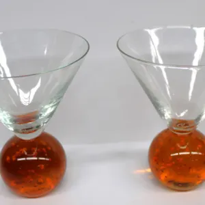 Pair E. Cointreau Glasses Orange Base