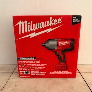 2666-20 M18™ Brushless 1/2" High Torque Impact 1200 FT/LBS nut busting torque