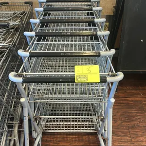 Metal wire shopping carts