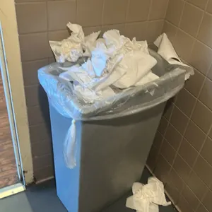 Poly trash bins