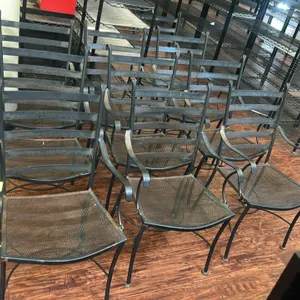 Metal outdoor chairs