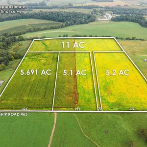 Parcel 4 is 5.2 acres w/302’ frontage