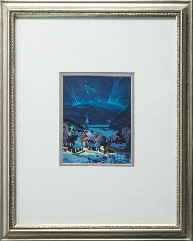 ST-GILLES "VILLAGE DE ST. HILARION" ART PRINT