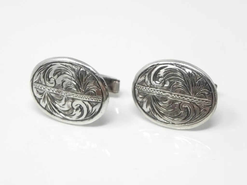 PAIR OF 925 SILVER CUFFLINKS 10.44g