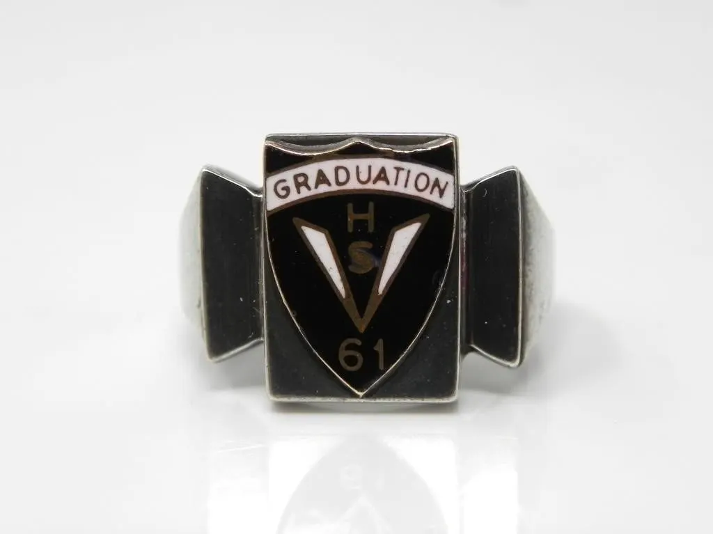 SILVER SCHOOL RING 3.30g