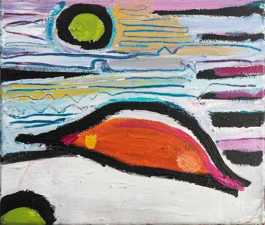 MORGANNA LEBLANC ABSTRACT LANDSCAPE