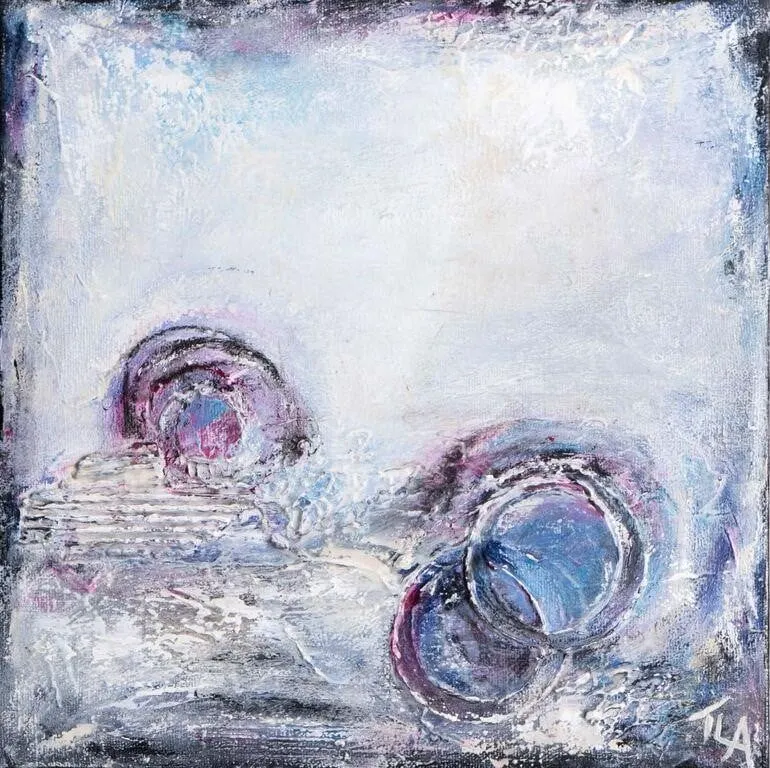 TRACY ARMSTRONG "QUIET PERSISTENCE 2" MIXED MEDIA