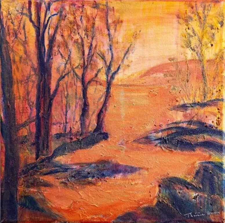 TH�R�SE ANDR� AUTUMN WOODLAND LANDSCAPE