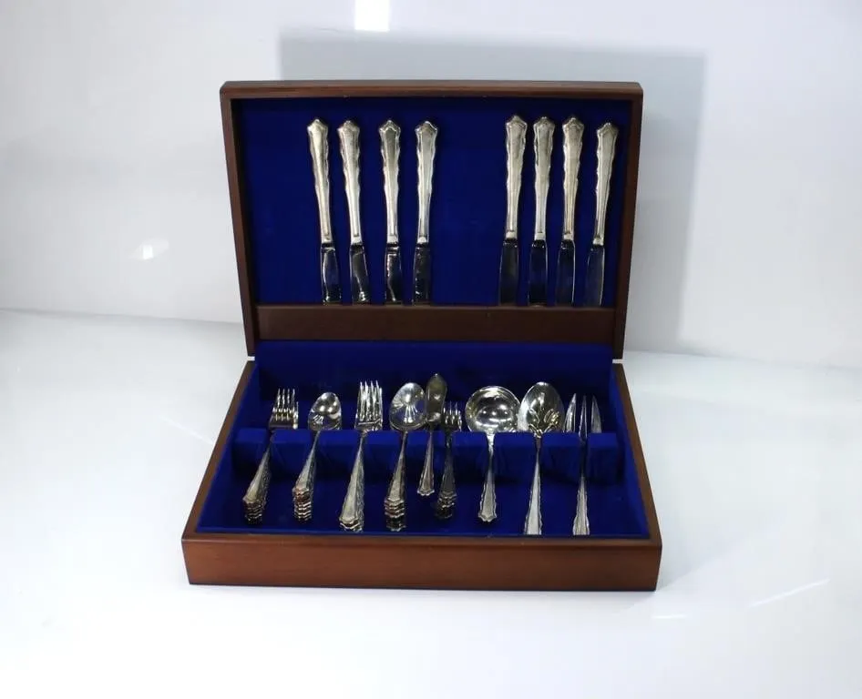 HOLMES & EDWARDS E.P.N.S. CUTLERY PARTIAL SET