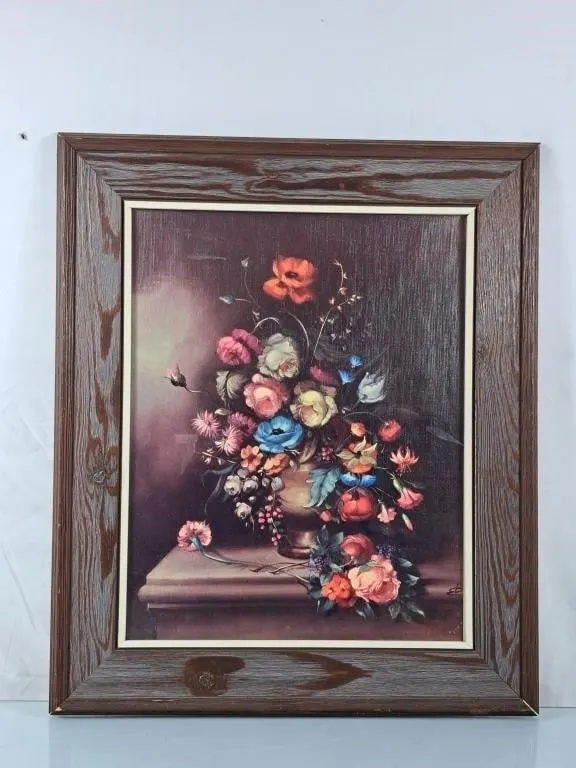 Lovely Floral Print - 21.5"Wx25.5"H