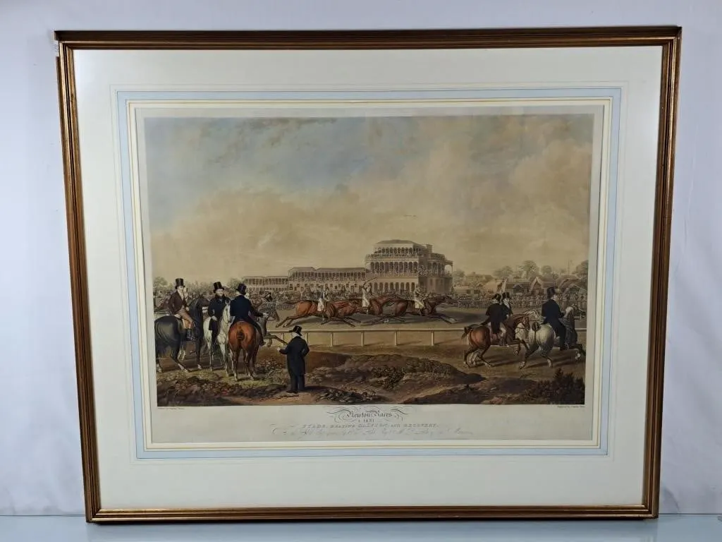 Charles Towne Aquatint "1831 Newton Races" -