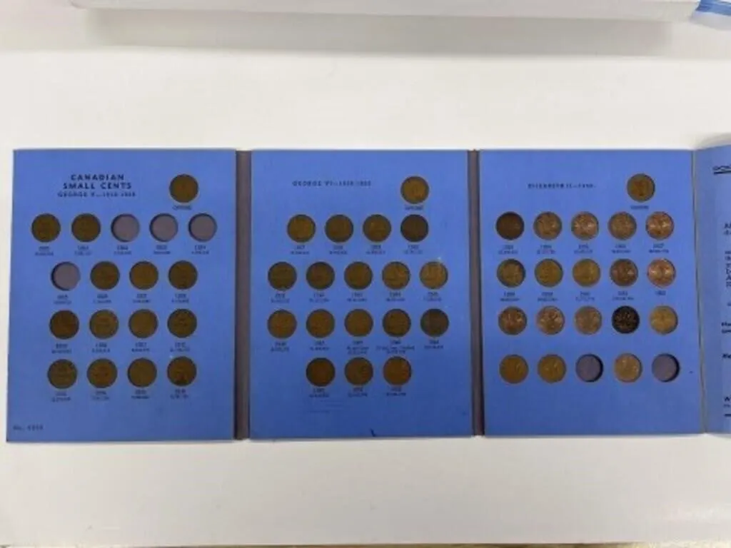 Cdn Small Cent Collection (missing 4 Dates)
