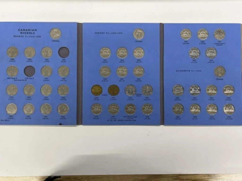 Cdn Nickel Collection - Missing 2 Dates