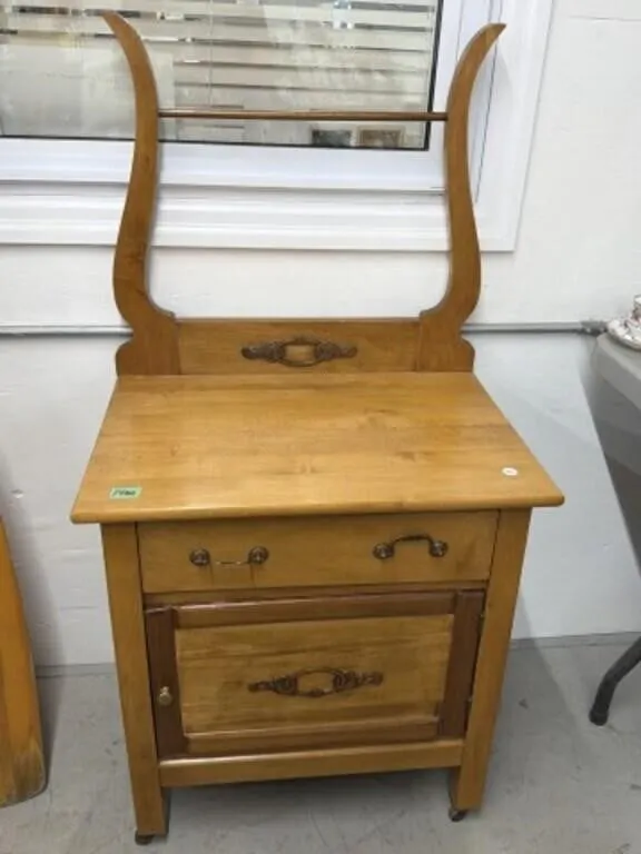 Washstand with Harp 24 x 17 x 48 " Tall