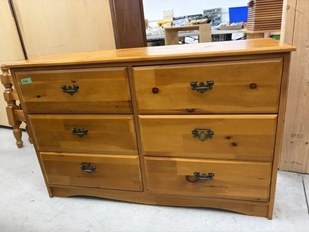6-Drawer Dresser, 48x16x30 "