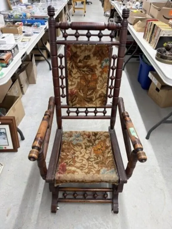 Antique Spring Rocking Chair