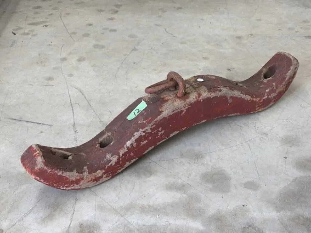Vintage Wooden Ox Yoke, 39 " long