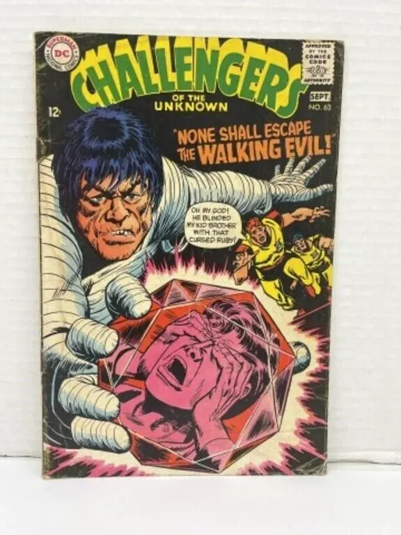 Comic - D.C. Challengers of The Unknown 1968 #63