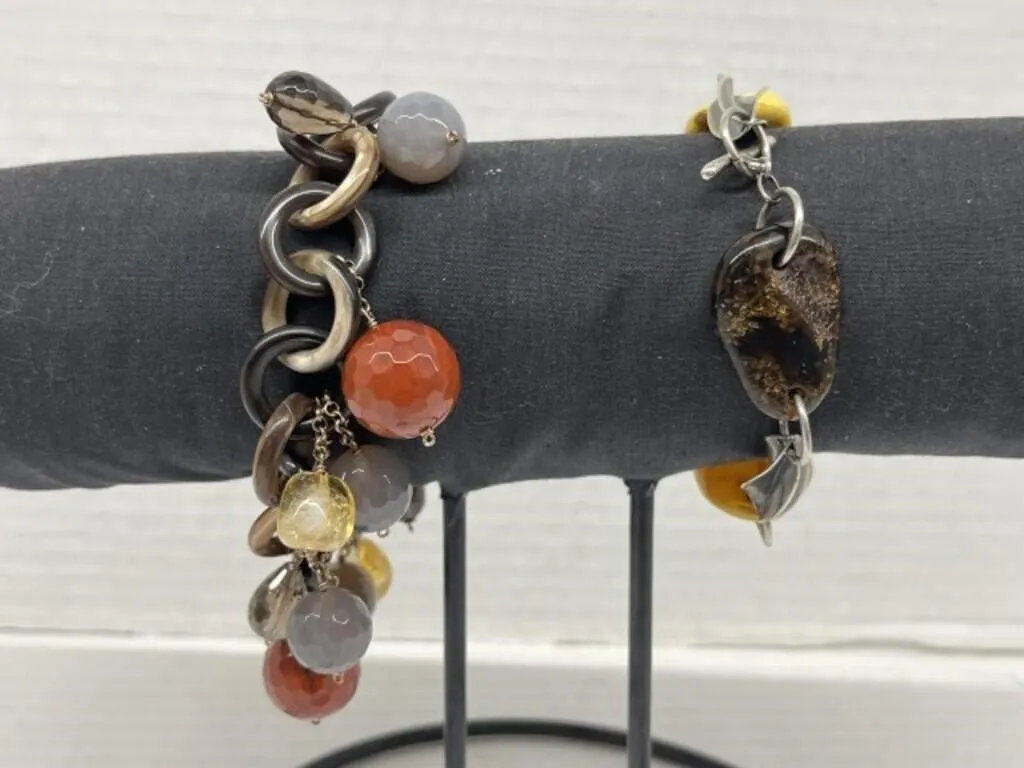 2 Modern Costume Quality Bracelets.