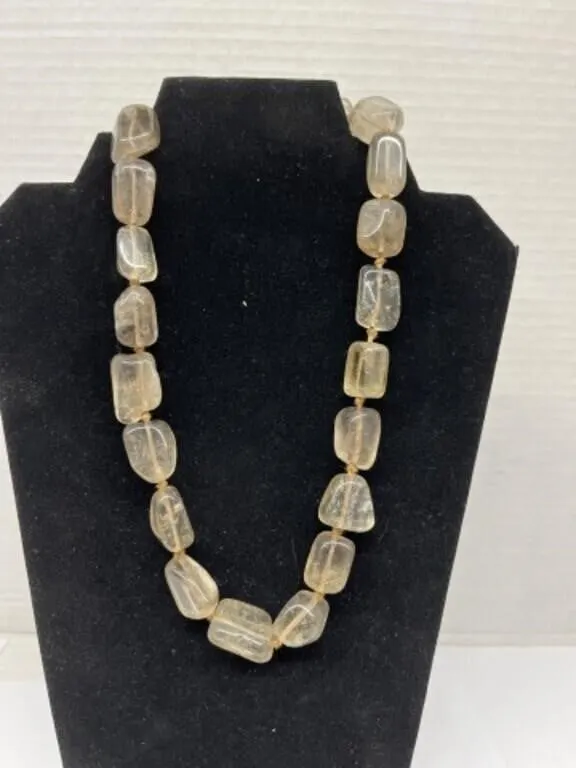 Heavy Necklace Made from 20 Various Shaped