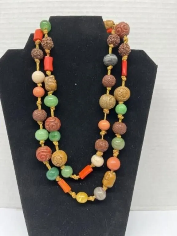 Asian Handcrafted "endless" Necklace with