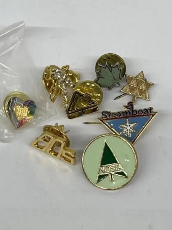 8 Various Lapel Pins