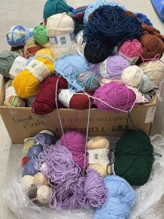 Large Assortment of Yarn