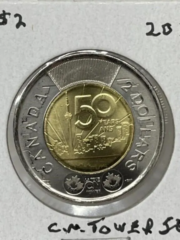 2026 Cdn Toonie - C N Tower
