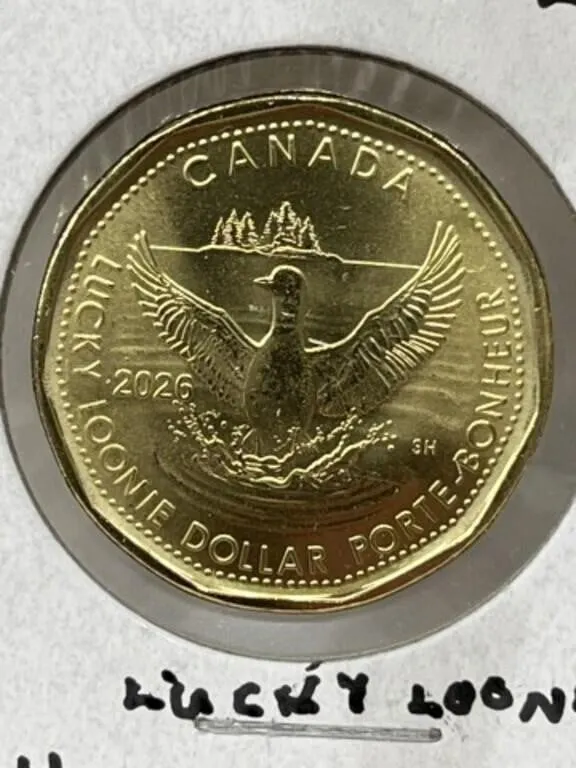 2026 Cdn Loonie - Lucky Loonie