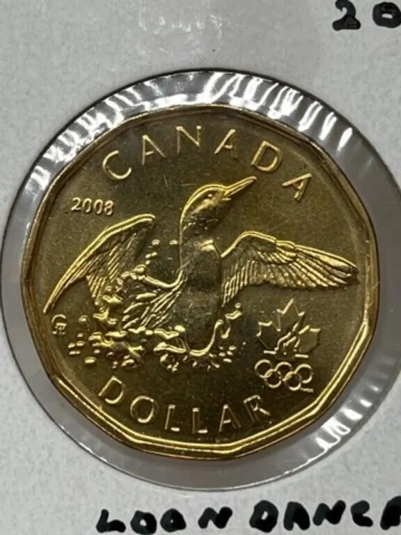 2008 Cdn Loonie - Loon Dance